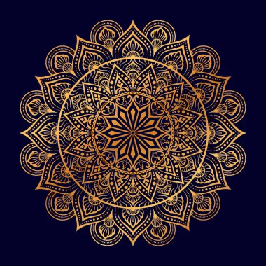 Vektör mandala süsü tasarımı