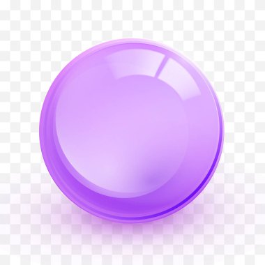 vektör pupper şeffaf cam küre cam veya top, parlak kabarcıklı