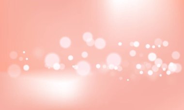 Parlayan ışıltılı bokeh ile vektör kırmızı arkaplan