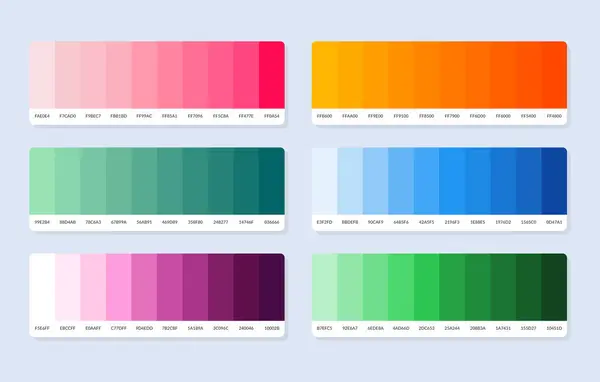  Pantone renk paleti örnekleri rgb altıgeninde