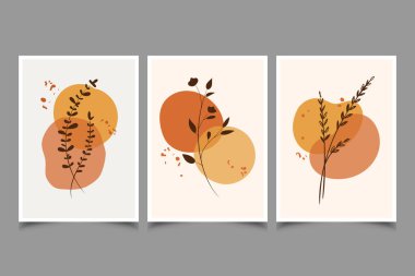 Düz Tasarım boho el çizimi duvar sanatı, Boho estetik iç mimarisi için soyut geometrik baskılar