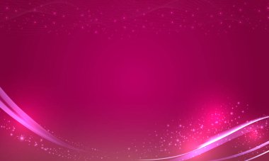 Işık efekti vektör illüstrasyonlu pembe düz arkaplan