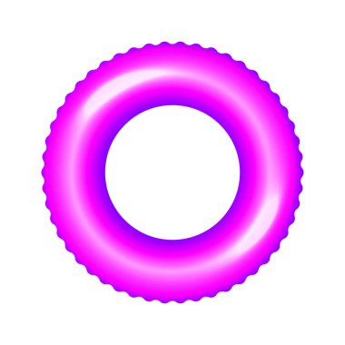 Beyaz arkaplanda izole edilmiş vektör mor yüzey