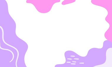 Vektör minimalist nötralize sıvı şekli soyut arka plan çizimi