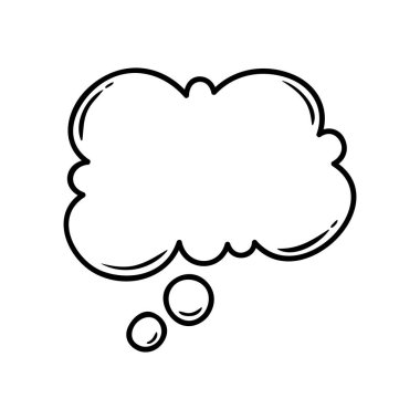 Vektör konuşma balonu düz tasarımı izole edilmiş beyaz arkaplan