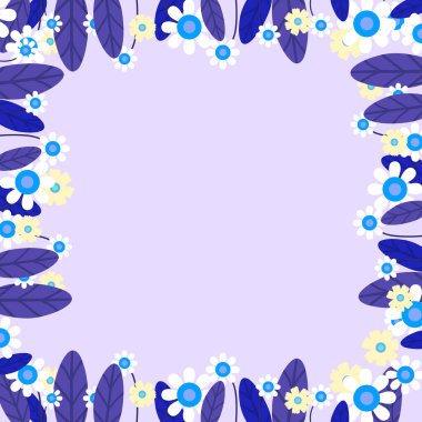 vektör el çizilmiş çiçek arkaplan tasarımı