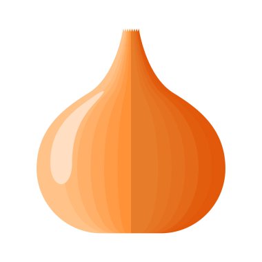 Vektör ampul soğan sebze vektör çizimi