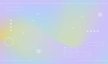 Soyut canlı holografik doku bulanık arkaplan