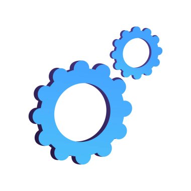 Vektör mühendisliği vites çizimi. endüstri ve makine konsepti, işçi sınıfı