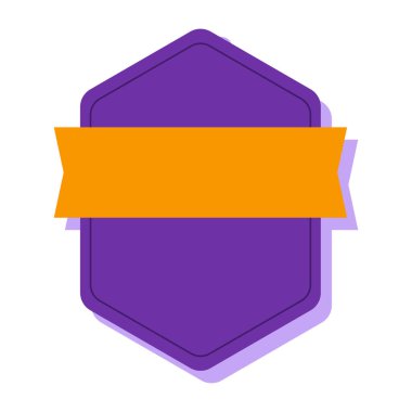 Beyaz arkaplanda vektör düz origami pankartı