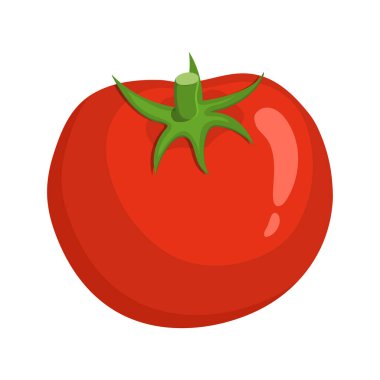 Beyaz arka planda taze domates.