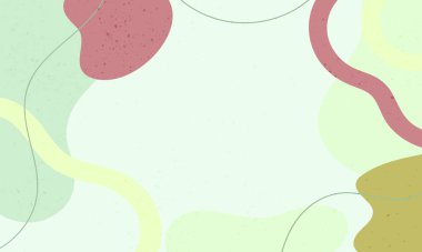 El çizimi düz tasarım soyut karalama arkaplanı