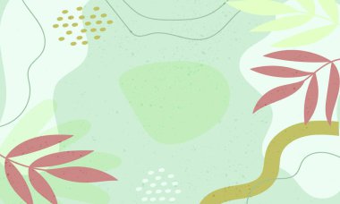 El çizimi düz tasarım soyut karalama arkaplanı