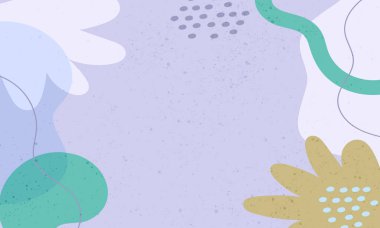 El çizimi düz tasarım soyut karalama arkaplanı