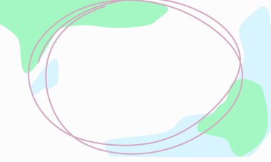 El çizimi düz tasarım soyut karalama arkaplanı