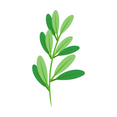 Beyaz arkaplanda el çizimi bahar çiçeği