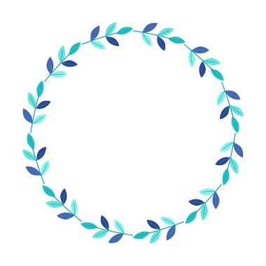 Vektör el beyaz üzerine bahar çiçeği çerçevesi çizdi