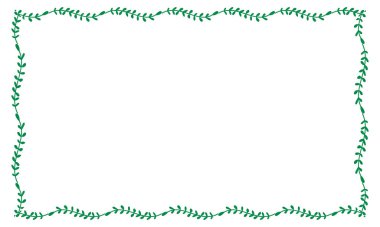 vektör çiçek çerçeve tasarım şablonu