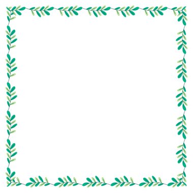 vektör el çizilmiş bahar çiçeği çerçeve kavramı