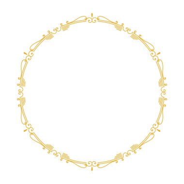 vektör eli beyaz arkaplana süslemeli çerçeve çizdi