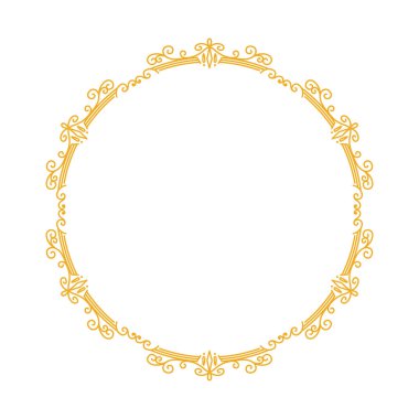 vektör eli beyaz arkaplana süslemeli çerçeve çizdi