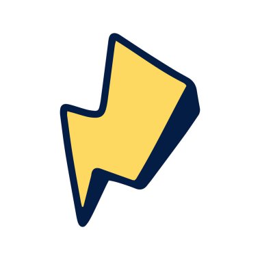 Beyaz arkaplanda vektör karikatür simgesi