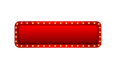 Beyaz arkaplan dizaynında vektör düz tiyatro işareti