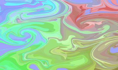 Akrilik dökümünde çok renkli arkaplan