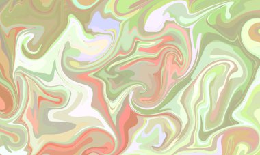 Akrilik dökümünde çok renkli arkaplan