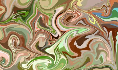 Akrilik dökümünde çok renkli arkaplan