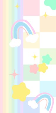 El yapımı cep telefonu duvar kâğıdı, sevimli çiçek desenleri.