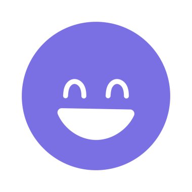 Mavi arkaplanda mutlu emoji çizimleri