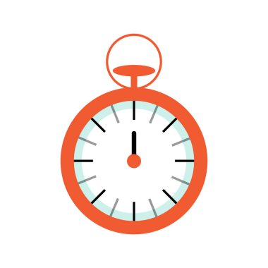 clock icon illustration on white background