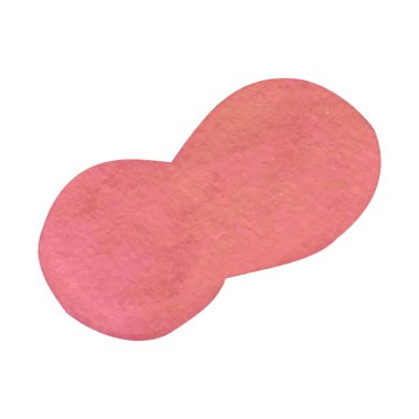 Beyaz arkaplanda soyut suluboya çizimi