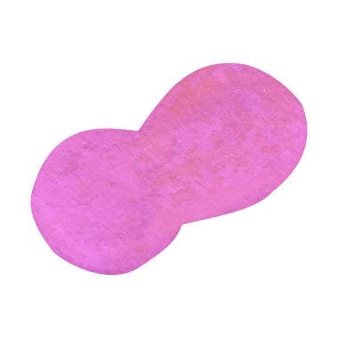 Beyaz arkaplanda soyut suluboya çizimi