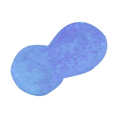 Beyaz arkaplanda soyut suluboya çizimi