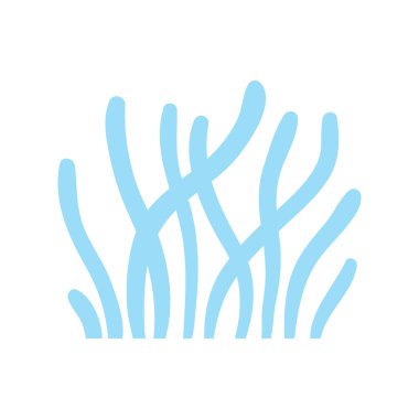  beyaz arkaplanda düz mercan çizimi