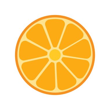 Beyaz üzerine dilimlenmiş limon simgesi izole tasarımı