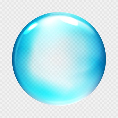 Soyut cam renk küreleri. Top şeffaf.