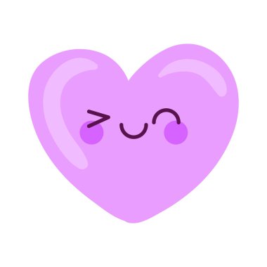 Karalama elle çizilmiş kalp beyaza