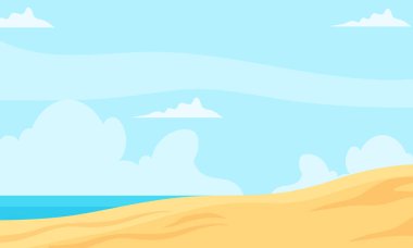 Tropik plaj arka plan tasarımı