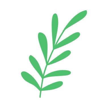 Beyaz arkaplanda izole edilmiş paket düz tasarım illüstrasyonu