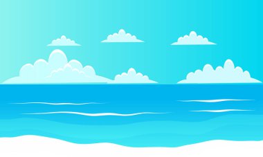 mavi okyanus tasarımının arkaplan sahnesi