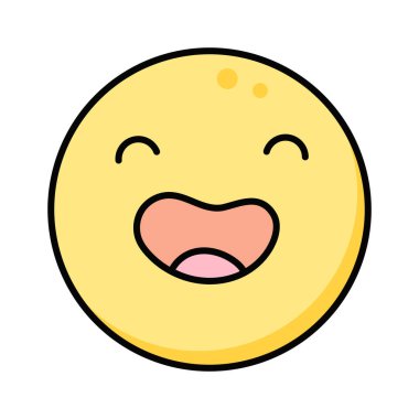El çizimi retro Smiley emoji çizimi