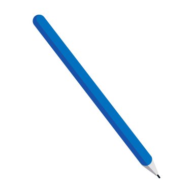 Tahta renkli kalemler beyaz arkaplanda düz çizimler