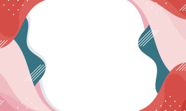 El çizimi düz tasarım soyut karalama arkaplanı