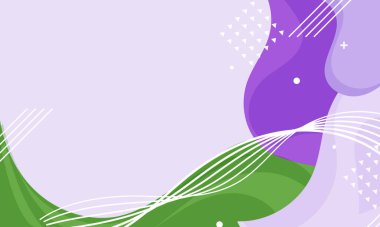 El çizimi düz tasarım soyut karalama arkaplanı