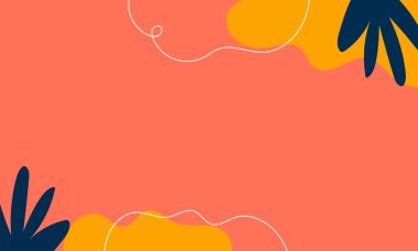 Düz tasarım soyut arkaplan tasarımı