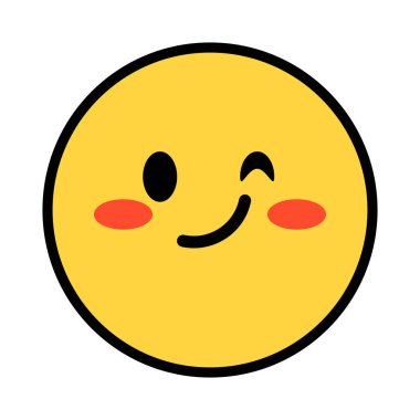 Beyaz arkaplanda düz duygu tepkisi çizimi