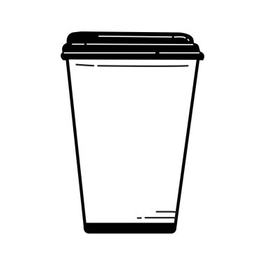 Beyaz arka planda el yapımı kağıt kahve fincanı.